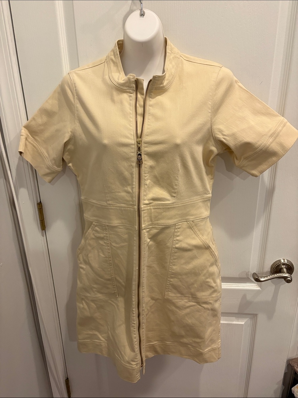 Spartina 449 Nevie Denim Dress- Wheat - Size M